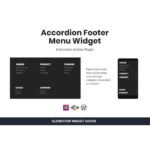 Accordion Footer Menu Widget For Elementor