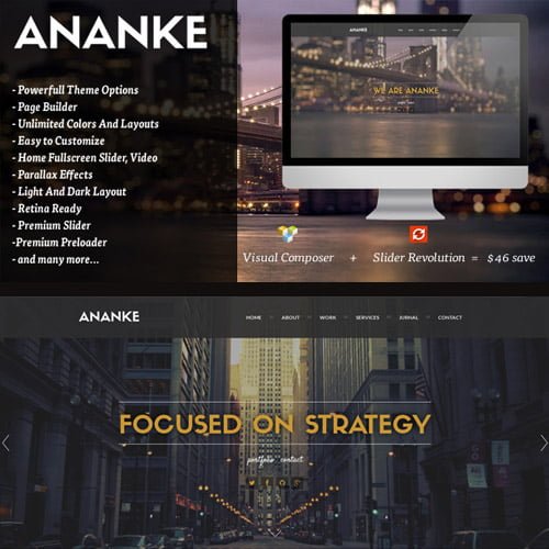 Ananke – One Page Parallax WordPress Theme