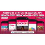 Android Status App With Reward Point (Lucky Wheel, WA Status Saver, Video, GIF, Quotes & Image)