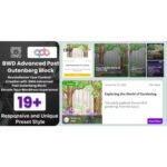 BWD Advanced Blog Post Block Plugin For Gutenberg