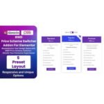 BWD Pricing Scheme Switcher Addon For Elementor