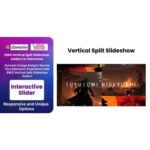 BWD Vertical Split Slideshow Addon For Elementor