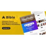Bible – Church Management System With Shop, Donation, Sermon, Blog, Event, Role, Attendance & More