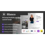 Blanco | Personal Portfolio and Blog Laravel Script