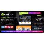 Boldman – Handyman Renovation Services WordPress Theme + RTL