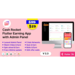 Cash Rocket – Flutter Online Earning App with Admin Panel