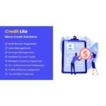 Credit Lite – Multi Branch Loan & Savings Management System