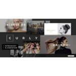 Curly – A Stylish Theme for Hairdressers and Hair Salons