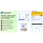 DigitalSell- Digital Product And Subscription Selling Platform (SAAS)
