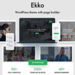 Ekko – Multi-Purpose WordPress Theme with Page Builder