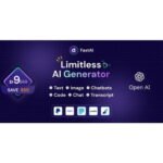 FastAi – SaaS AI Content Voice Text Image Chat & Code Generator