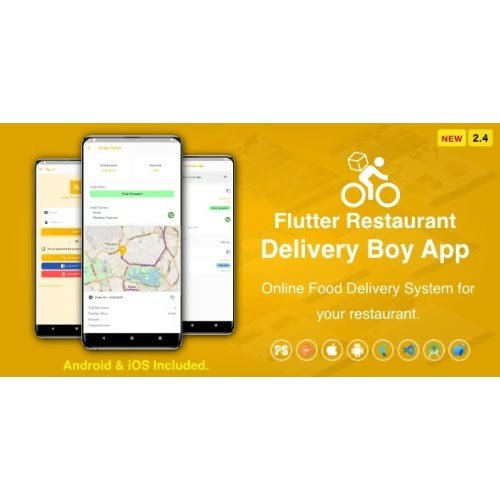 Flutter-Restaurant-Delivery-Boy-App-for-iOS-and-Android-Free-Download.jpg Flutter Restaurant Delivery Boy App for iOS and Android ( 2.4 ) - Image 1