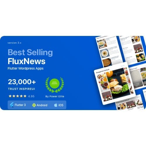 FluxNews-Flutter-mobile-app-for-Wordpress-Nulled.jpg FluxNews – Flutter mobile app for WordPress - Image 1