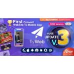 FlyWeb for Web to App Convertor Flutter + Admin Panel