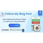 Follow My Blog Post – WordPress / WooCommerce Plugin