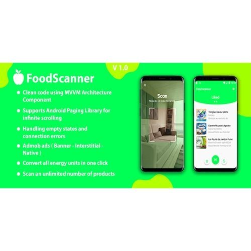 FoodScanner-–-Food-Products-Scanner-Android-App-1152x576-1.jpg FoodScanner – Food Products Scanner Android App - Image 1