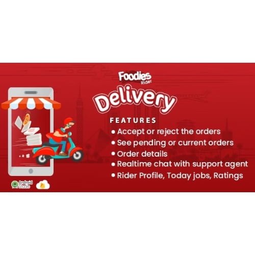 Foodies-Android-Delivery-Boy-Mobile-App-Free-Download-1.jpg Foodies – Android Delivery Boy Mobile App - Image 1