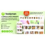 Foodyman – Single (Multi-Branch) Restaurant & Grocery Food Ordering & Delivery Platform