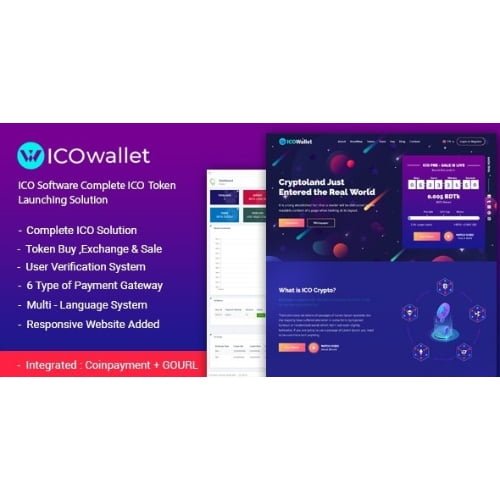 ICOWallet-Nulled.jpg ICOWallet- ICO Script | Complete ICO Software and Token Launching Solution - Image 1