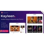 Kayleen | Blog & Magazine WordPress Theme