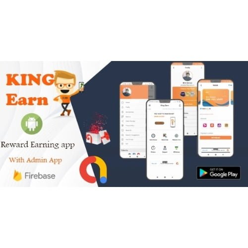 KingEarn-Android-Rewards-Earning-App-With-Admin-App-Nulled.jpg KingEarn -V4 – Android Rewards Earning App With Admin App - Image 1