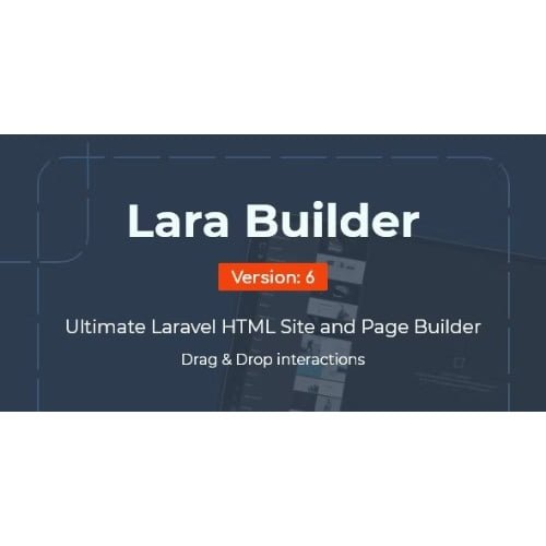 LaraBuilder-Laravel-DragDrop-SaaS-HTML-site-builder.jpg LaraBuilder – Laravel Drag&Drop SaaS HTML site builder - Image 1