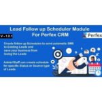 Lead Follow up Scheduler Module for Perfex CRM