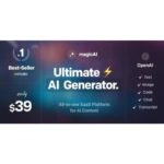 MagicAI – OpenAI Content, Text, Image, Chat, Code Generator as SaaS