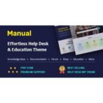 Manual – Documentation, Knowledge Base & Education WordPress Theme