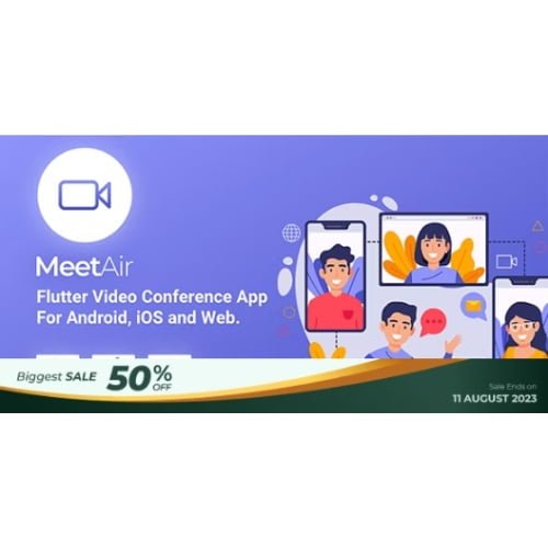 MeetAir-iOS-and-Android-Video-Conference-App-for-Live-Class-Meeting-Webinar-Online-Training-Free-Dow.jpg MeetAir – iOS and Android Video Conference App for Live Class, Meeting, Webinar, Online Training - Image 1