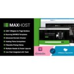 MaxHost – Web Hosting, WHMCS and Corporate Business WordPress Theme with WooCommerce
