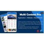Multi Content Pro (Application and Website)