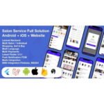 Multi Salon, Individual Appointments Booking System Full App Solution Flutter / Laravel / Angular