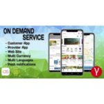 On Demand Service Solution | 4 Apps | Customer+Provider+Admin Panel+WebSite | Flutter (iOS+Android)