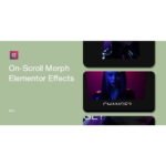 On-Scroll Morph Effects for Elementor