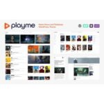 PLAYME – Game News and Database WordPress Theme
