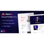 Portm – Personal Portfolio WordPress Theme
