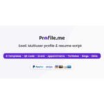 Profile.me – Saas Multiuser Profile Resume & Vcard Script