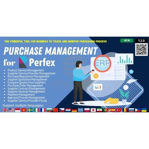 Purchase-Management-for-Perfex-CRM-Free-Download.jpg Purchase Management module for Perfex CRM - Image 1