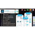 6 App Template| Laundry Booking App| Single Vendor Laundry App| Laundry Ordering App| Quickwash