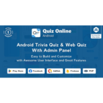 Quiz Online | Trivia Quiz | Android Quiz Game with Web Quiz + Admin Panel