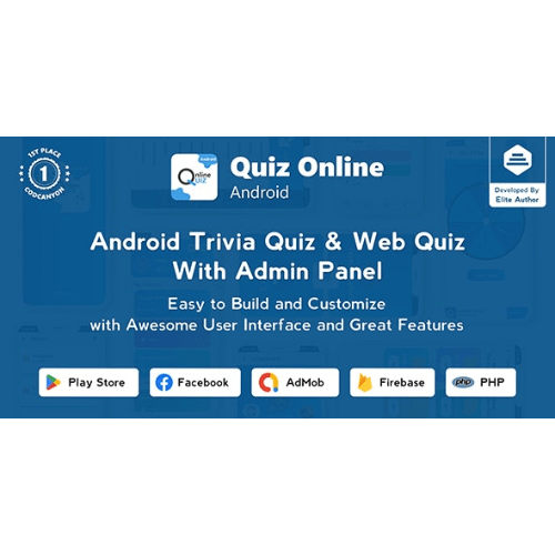 Quiz-Online-Trivia-Quiz-Quiz-Game-Web-Quiz-and-Admin-Panel-Nulled.png Quiz Online | Trivia Quiz | Android Quiz Game with Web Quiz + Admin Panel - Image 1
