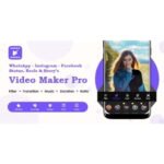 Instagram, FB, YouTube, WhatsApp Status – Story – Post – Reels Video Maker Pro