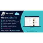 Restro SaaS – Multi Restaurant Online WhatsApp Food Ordering System SaaS