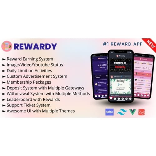 Rewardy-Status-App-with-Reward-Points-PWA-Backend-Nulled.jpg Rewardy – Status App with Reward Points + PWA + Backend - Image 1