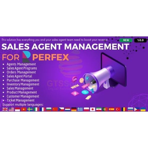 Sales-Agent-Management-module-for-Perfex-CRM.jpg Sales Agent Management module for Perfex CRM - Image 1