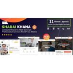 Sharai Khana – Computer Repair & Multi-Concept Professional Services WordPress Theme