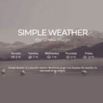 Simple Weather Plugin