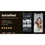 Social media app clone (instagram,facebook,linked in etc) + Node.js socket Chat + Calling + Live