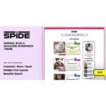 Spide – Personal Blog & Magazine WordPress Theme